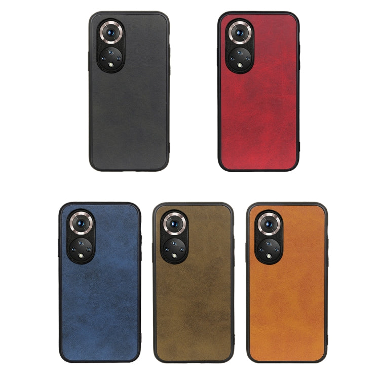 For Honor 50 Pro Accurate Hole Two-color Calf Texture Shockproof Case