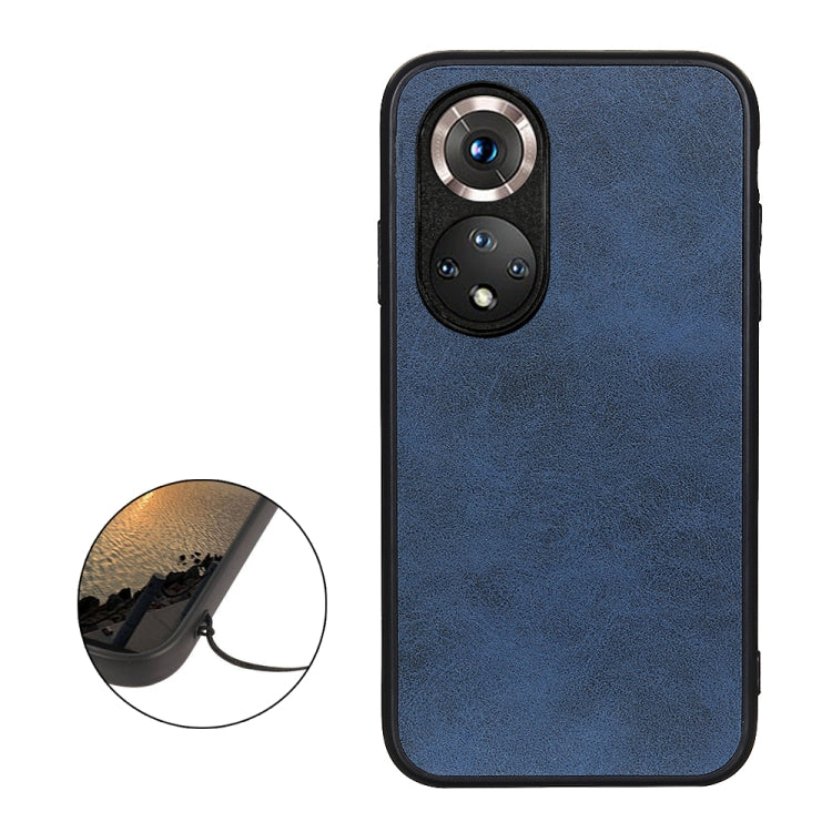 For Honor 50 Pro Accurate Hole Two-color Calf Texture Shockproof Case