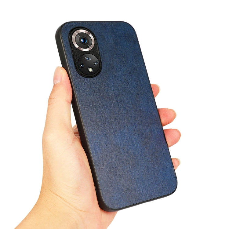For Honor 50 Pro Accurate Hole Two-color Calf Texture Shockproof Case