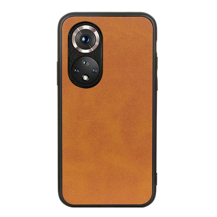 For Honor 50 Pro Accurate Hole Two-color Calf Texture Shockproof Case