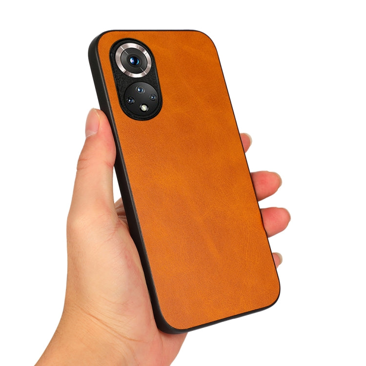 For Honor 50 Pro Accurate Hole Two-color Calf Texture Shockproof Case