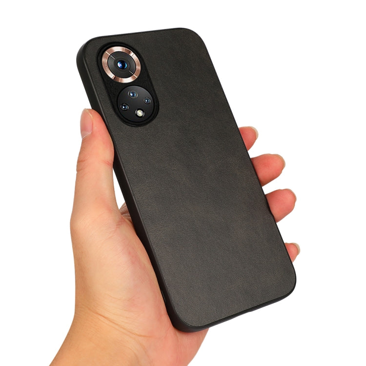 For Honor 50 Accurate Hole Two-color Calf Texture Shockproof Case