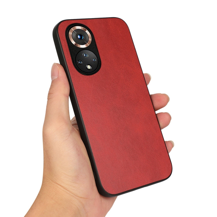 For Honor 50 Accurate Hole Two-color Calf Texture Shockproof Case