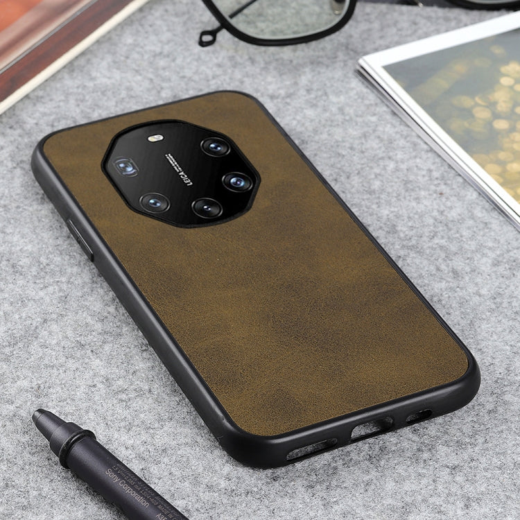 For Huawei Mate 40 RS Accurate Hole Two-color Calf Texture Shockproof Case