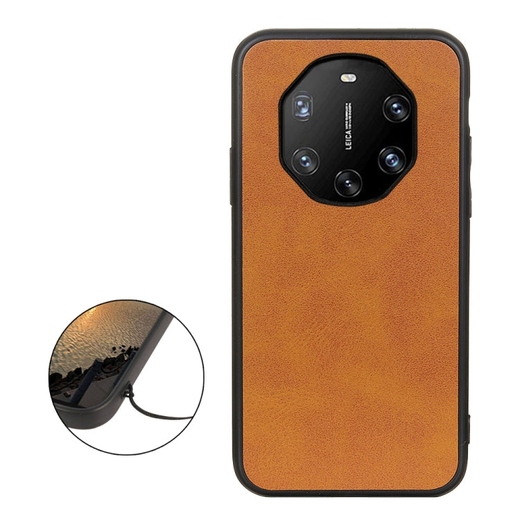 For Huawei Mate 40 RS Accurate Hole Two-color Calf Texture Shockproof Case