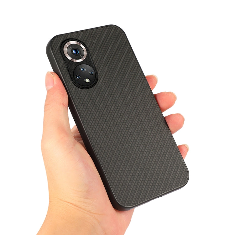 For Honor 50 Pro Accurate Hole Carbon Fiber Texture Shockproof Case