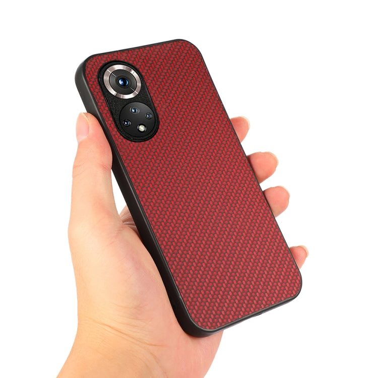 For Honor 50 Pro Accurate Hole Carbon Fiber Texture Shockproof Case