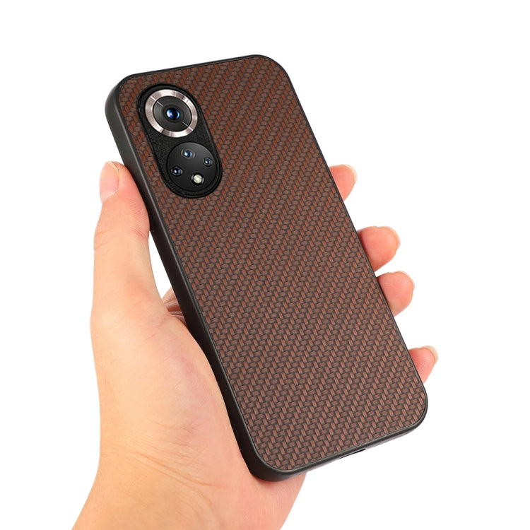 For Honor 50 Pro Accurate Hole Carbon Fiber Texture Shockproof Case