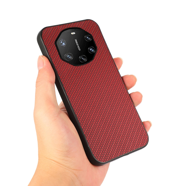 For Huawei Mate 40 RS Accurate Hole Carbon Fiber Texture Shockproof Case