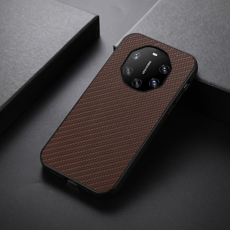 For Huawei Mate 40 RS Accurate Hole Carbon Fiber Texture Shockproof Case