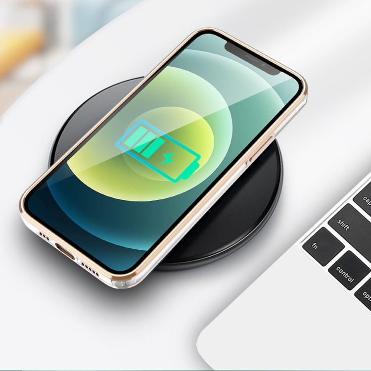 For iPhone 11 Electroplating Transparent Protective Cover Casem with Holder Function