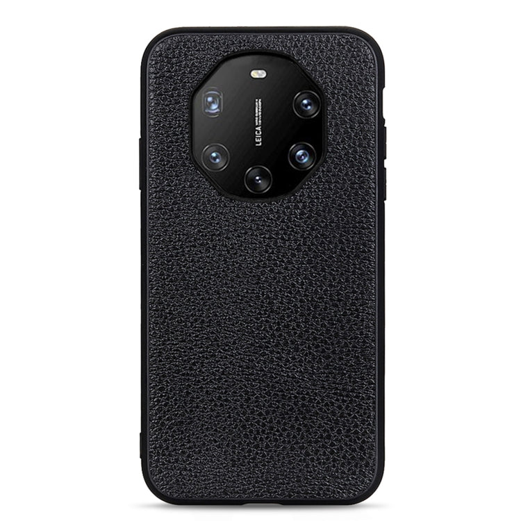 For Huawei Mate 40 RS Accurate Hole Litchi Texture Leather Shockproof Case