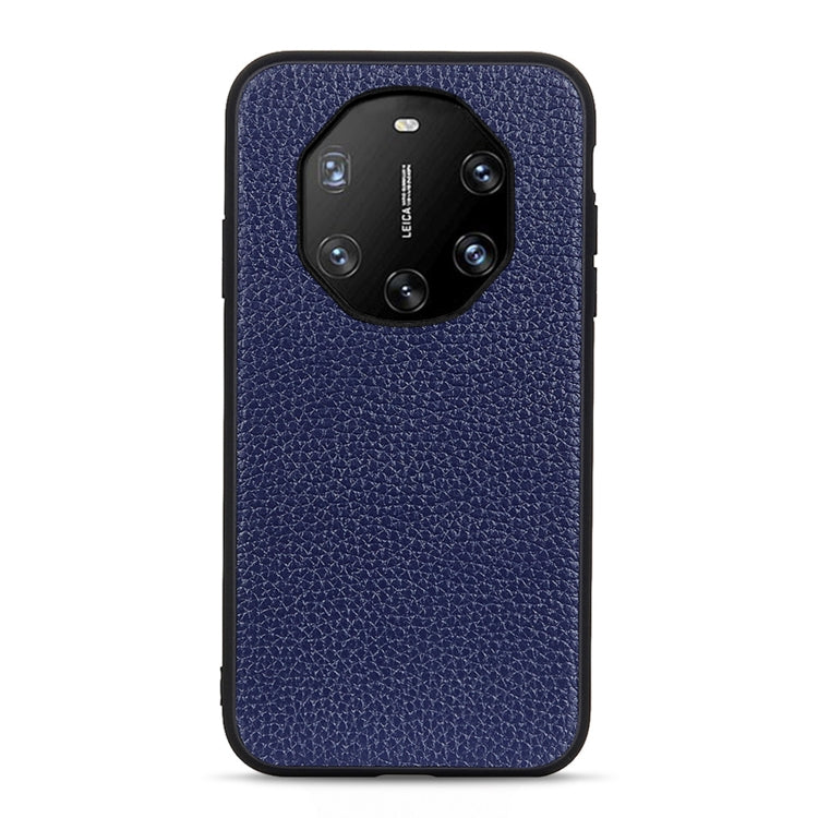 For Huawei Mate 40 RS Accurate Hole Litchi Texture Leather Shockproof Case