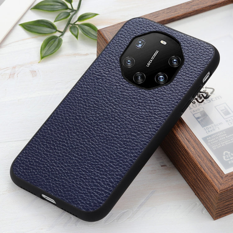 For Huawei Mate 40 RS Accurate Hole Litchi Texture Leather Shockproof Case