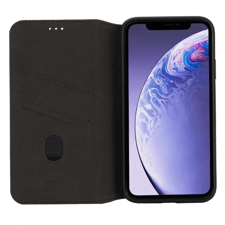 For iPhone 11 GEBEI Shockproof TPU + PU Horizontal Flip Leather Case with Card Slots & Holder