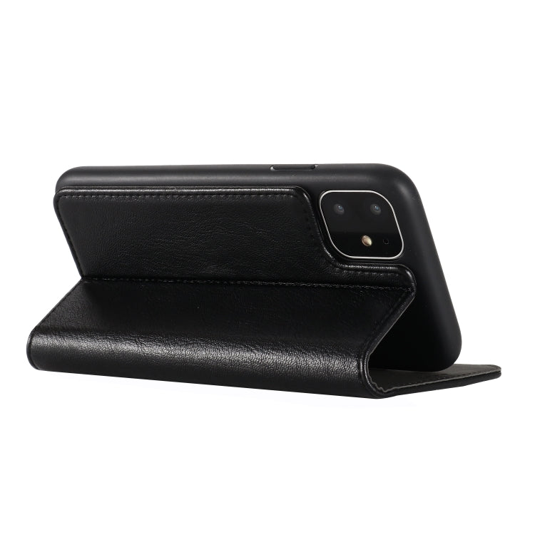 For iPhone 11 GEBEI Shockproof TPU + PU Horizontal Flip Leather Case with Card Slots & Holder