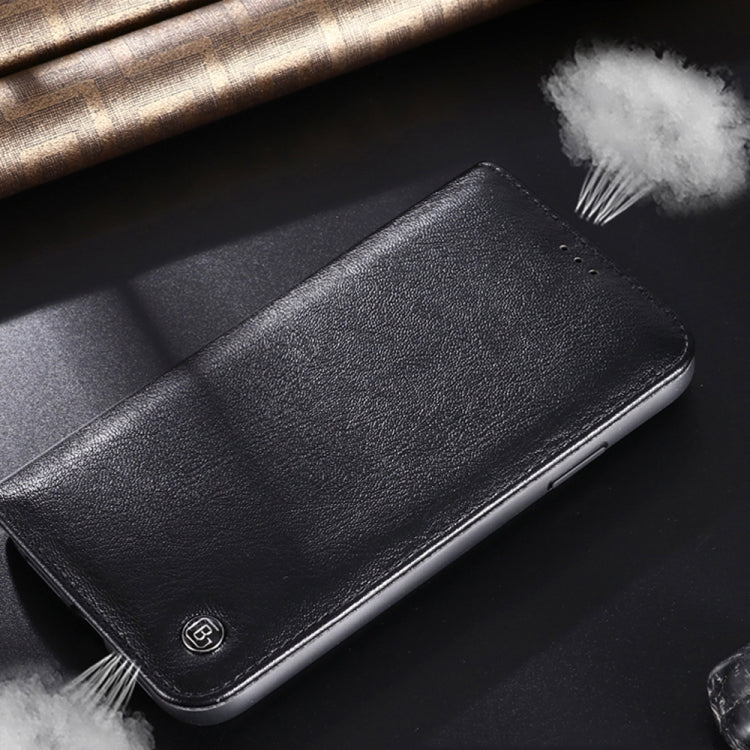 For iPhone 11 Pro Max GEBEI Shockproof TPU + PU Horizontal Flip Leather Case with Card Slots & Holder
