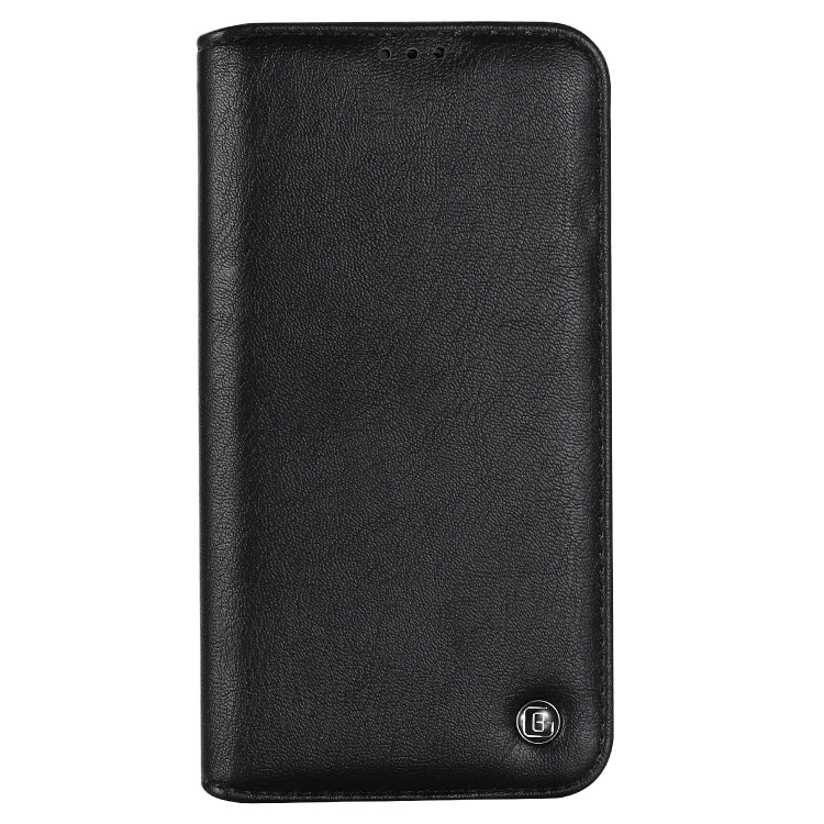 For iPhone XR GEBEI Shockproof TPU + PU Horizontal Flip Leather Case with Card Slots & Holder