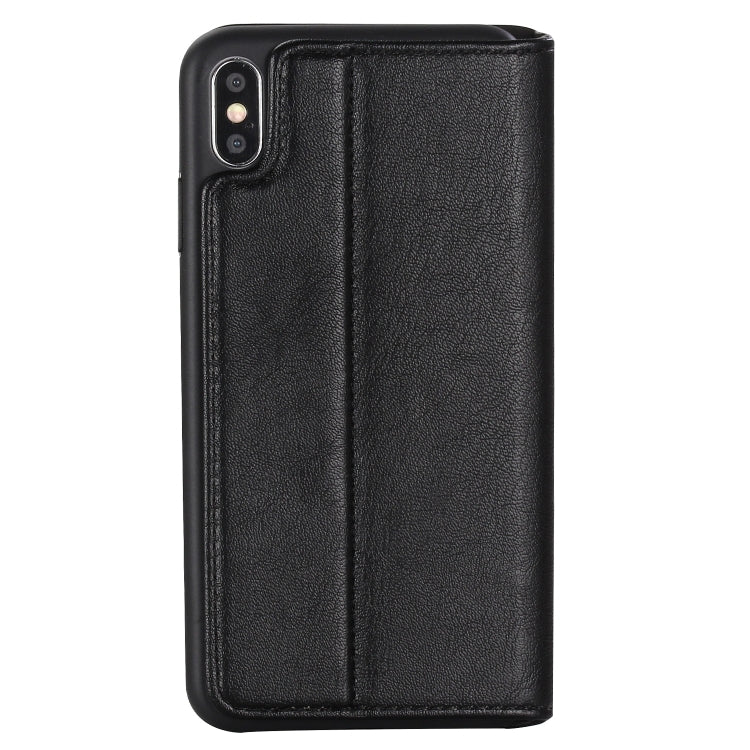 For iPhone XR GEBEI Shockproof TPU + PU Horizontal Flip Leather Case with Card Slots & Holder