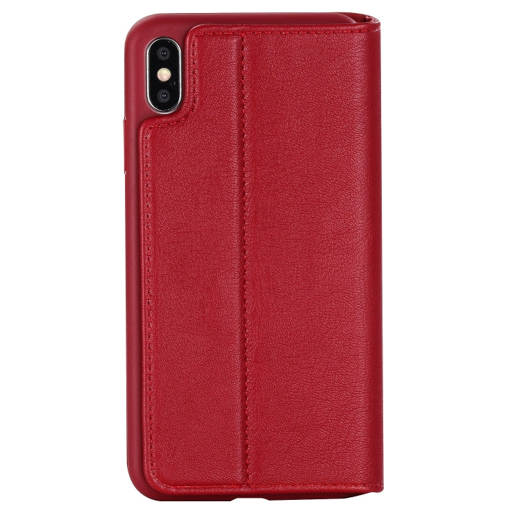 For iPhone XR GEBEI Shockproof TPU + PU Horizontal Flip Leather Case with Card Slots & Holder