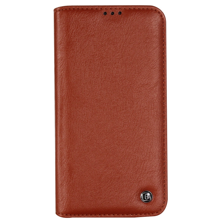 For iPhone XR GEBEI Shockproof TPU + PU Horizontal Flip Leather Case with Card Slots & Holder