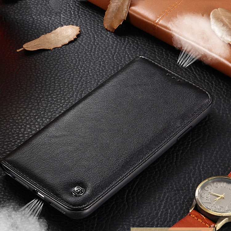 For iPhone XS Max GEBEI Shockproof TPU + PU Horizontal Flip Leather Case with Card Slots & Holder