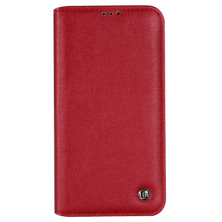 For iPhone XS Max GEBEI Shockproof TPU + PU Horizontal Flip Leather Case with Card Slots & Holder