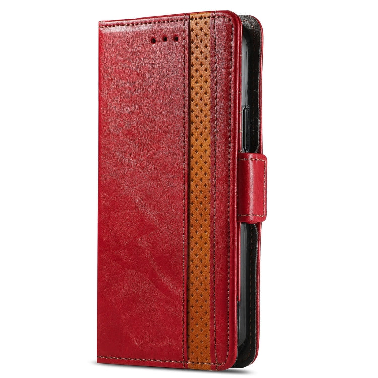 For Sony Xperia Ace II CaseNeo Business Splicing Dual Magnetic Buckle Horizontal Flip PU Leather Case with Holder & Card Slots & Wallet