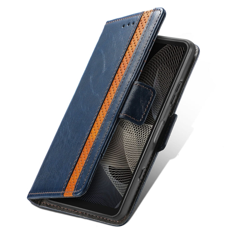 For Sony Xperia Ace II CaseNeo Business Splicing Dual Magnetic Buckle Horizontal Flip PU Leather Case with Holder & Card Slots & Wallet