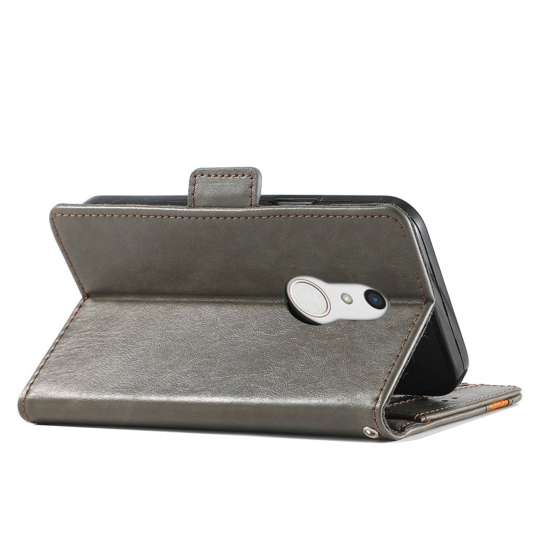 For Arrows Be4 Plus F-41B CaseNeo Business Splicing Dual Magnetic Buckle Horizontal Flip PU Leather Case with Holder & Card Slots & Wallet
