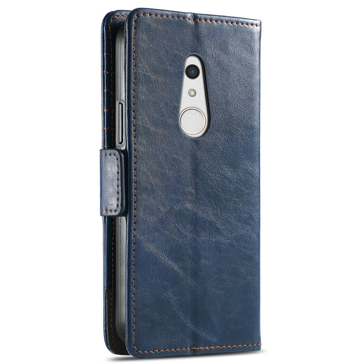 For Arrows Be4 Plus F-41B CaseNeo Business Splicing Dual Magnetic Buckle Horizontal Flip PU Leather Case with Holder & Card Slots & Wallet