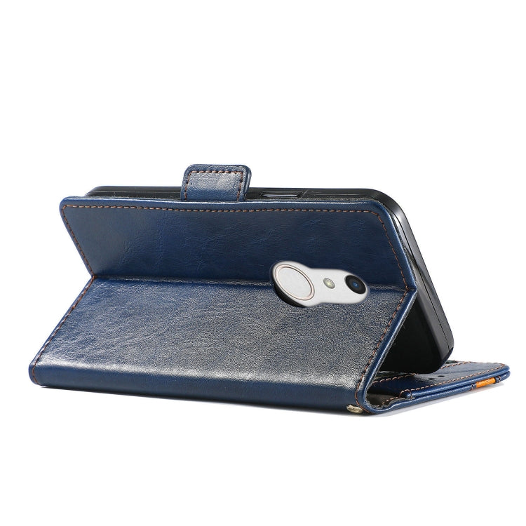 For Arrows Be4 Plus F-41B CaseNeo Business Splicing Dual Magnetic Buckle Horizontal Flip PU Leather Case with Holder & Card Slots & Wallet