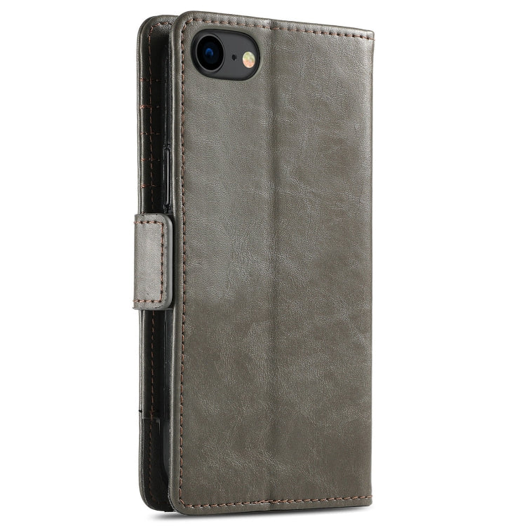 CaseNeo Business Splicing Dual Magnetic Buckle Horizontal Flip PU Leather Case with Holder & Card Slots & Wallet For iPhone 6