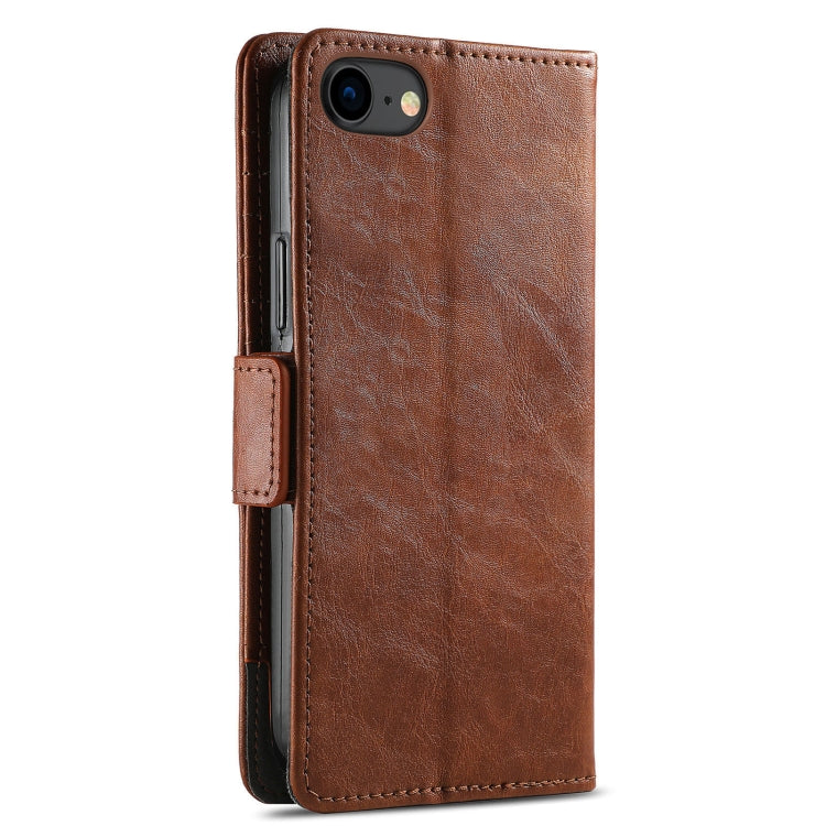 CaseNeo Business Splicing Dual Magnetic Buckle Horizontal Flip PU Leather Case with Holder & Card Slots & Wallet For iPhone 6