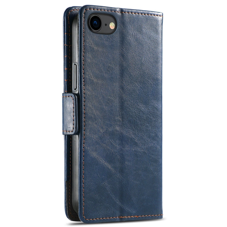 CaseNeo Business Splicing Dual Magnetic Buckle Horizontal Flip PU Leather Case with Holder & Card Slots & Wallet For iPhone 6