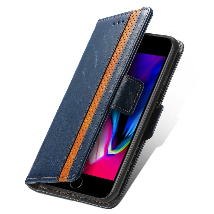 CaseNeo Business Splicing Dual Magnetic Buckle Horizontal Flip PU Leather Case with Holder & Card Slots & Wallet For iPhone 6