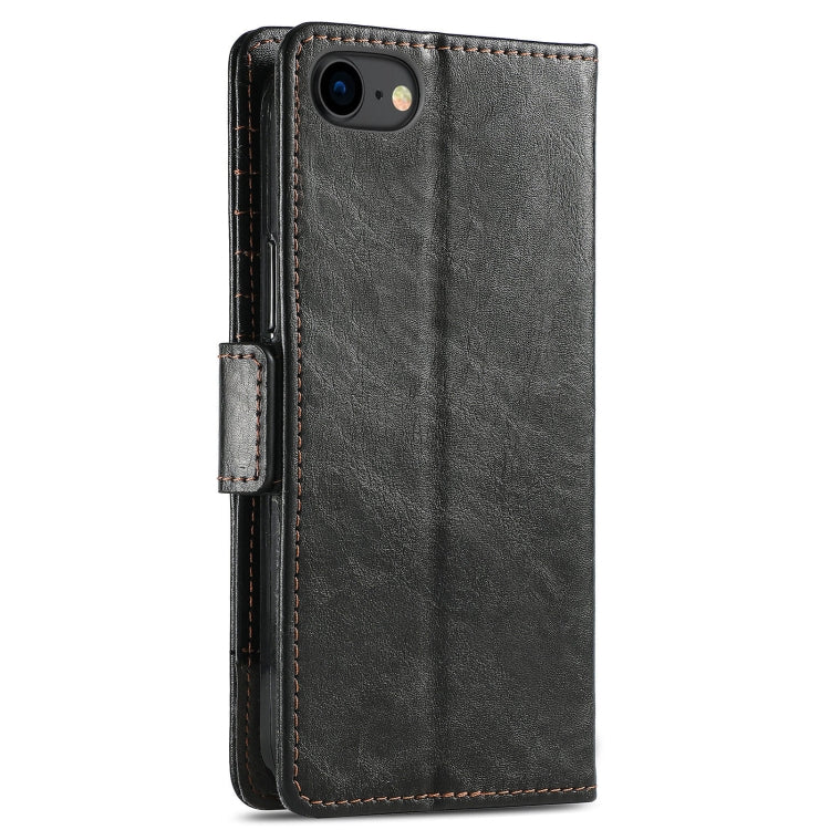 CaseNeo Business Splicing Dual Magnetic Buckle Horizontal Flip PU Leather Case with Holder & Card Slots & Wallet For iPhone 6