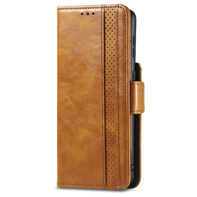 For Samsung Galaxy S21+ 5G CaseNeo Business Splicing Dual Magnetic Buckle Horizontal Flip PU Leather Case with Holder & Card Slots & Wallet