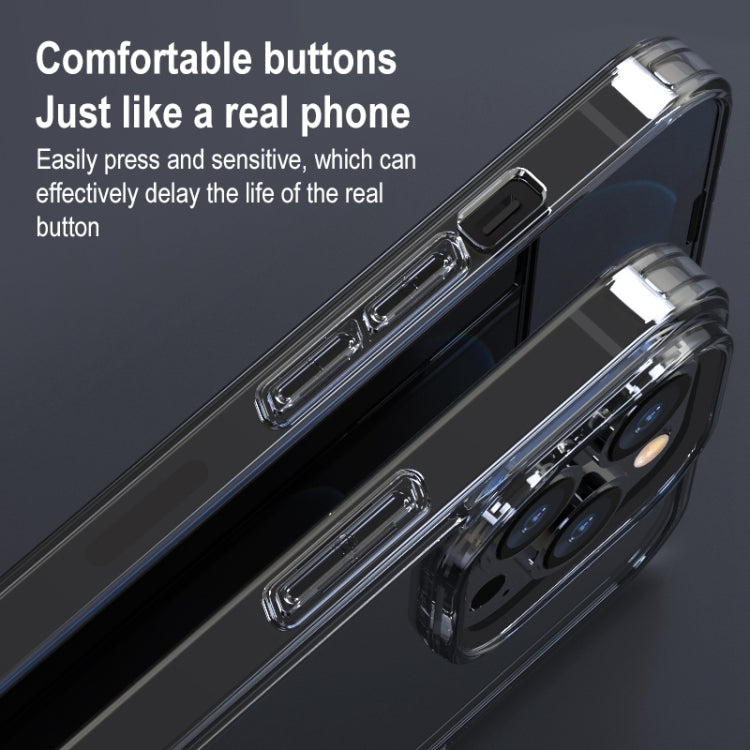 For iPhone 13 Shockproof TPU + Single-sided Glass Protective Case