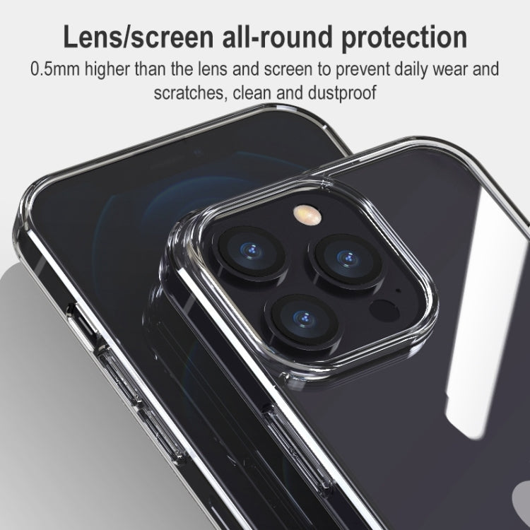 For iPhone 13 Shockproof TPU + Single-sided Glass Protective Case