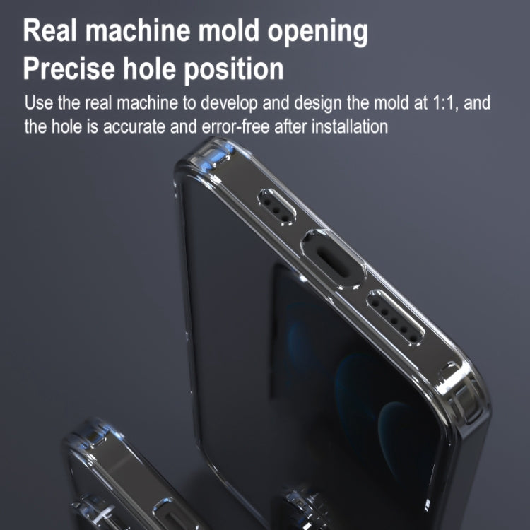 For iPhone 13 Shockproof TPU + Single-sided Glass Protective Case