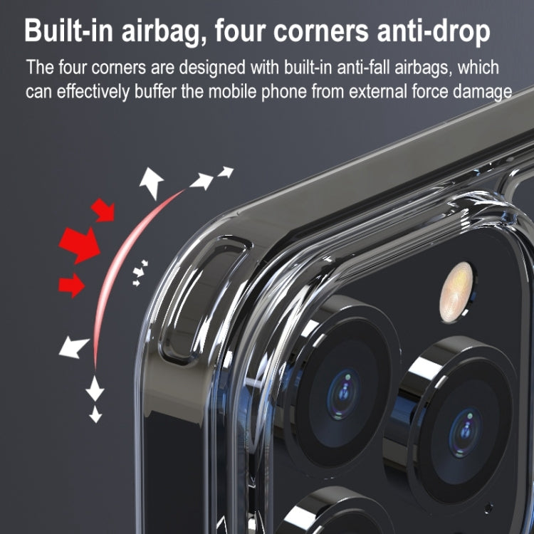 For iPhone 13 Pro Shockproof TPU + Single-sided Glass Protective Case