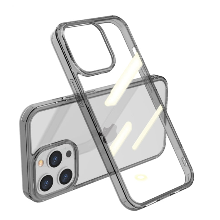 For iPhone 13 Pro Max Shockproof TPU + Single-sided Glass Protective Case