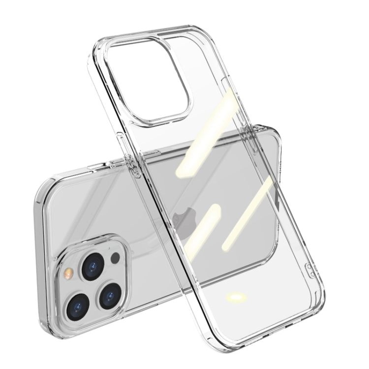 For iPhone 13 Pro Max Shockproof TPU + Single-sided Glass Protective Case