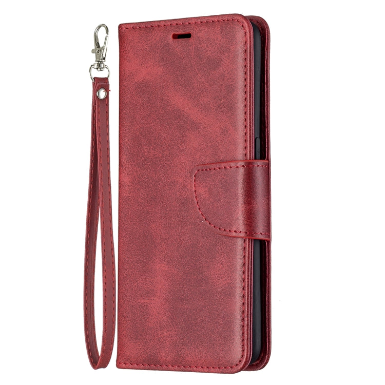 For OPPO A7 Retro Lambskin Texture Pure Color Horizontal Flip PU Leather Case with Holder & Card Slots & Wallet & Lanyard