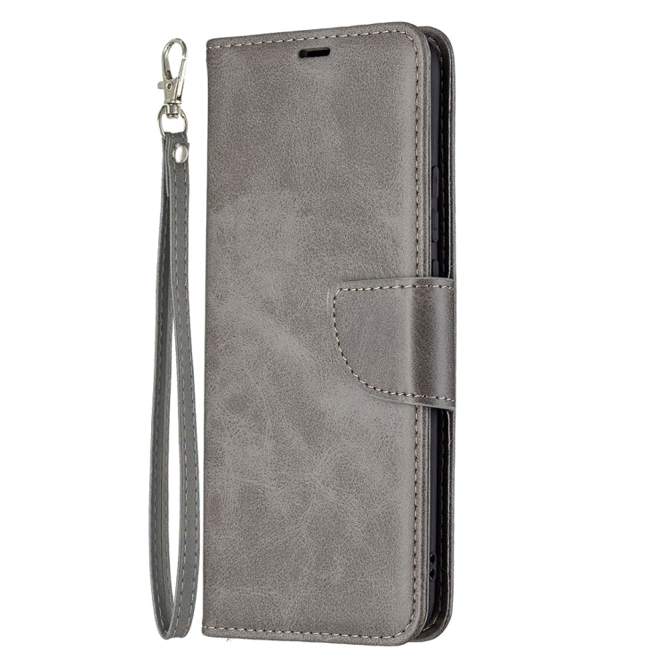 For OPPO A15 Retro Lambskin Texture Pure Color Horizontal Flip PU Leather Case with Holder & Card Slots & Wallet & Lanyard