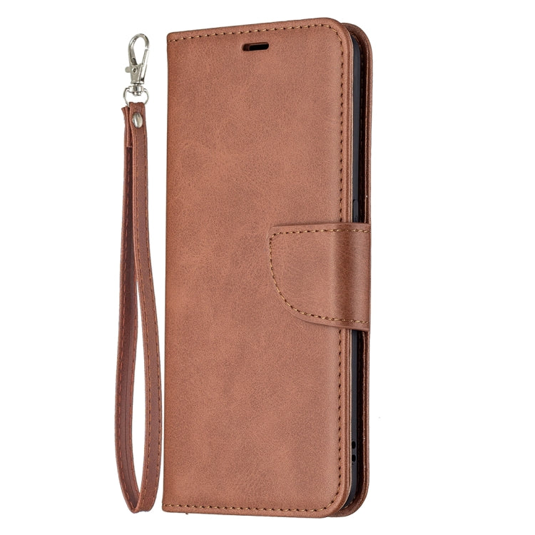 For OPPO A94 4G/Reno5 F/F19 Pro Retro Lambskin Texture Pure Color Horizontal Flip PU Leather Case with Holder & Card Slots & Wallet & Lanyard