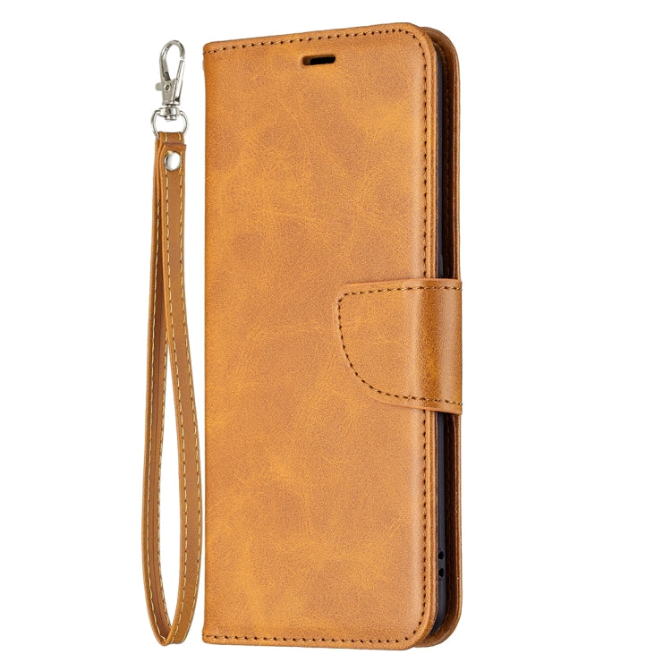 For OPPO A94 5G/F19 Pro+ 5G/Reno5 Z Retro Lambskin Texture Pure Color Horizontal Flip PU Leather Case with Holder & Card Slots & Wallet & Lanyard