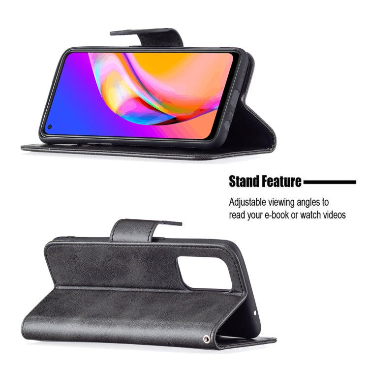 For OPPO A94 5G/F19 Pro+ 5G/Reno5 Z Retro Lambskin Texture Pure Color Horizontal Flip PU Leather Case with Holder & Card Slots & Wallet & Lanyard