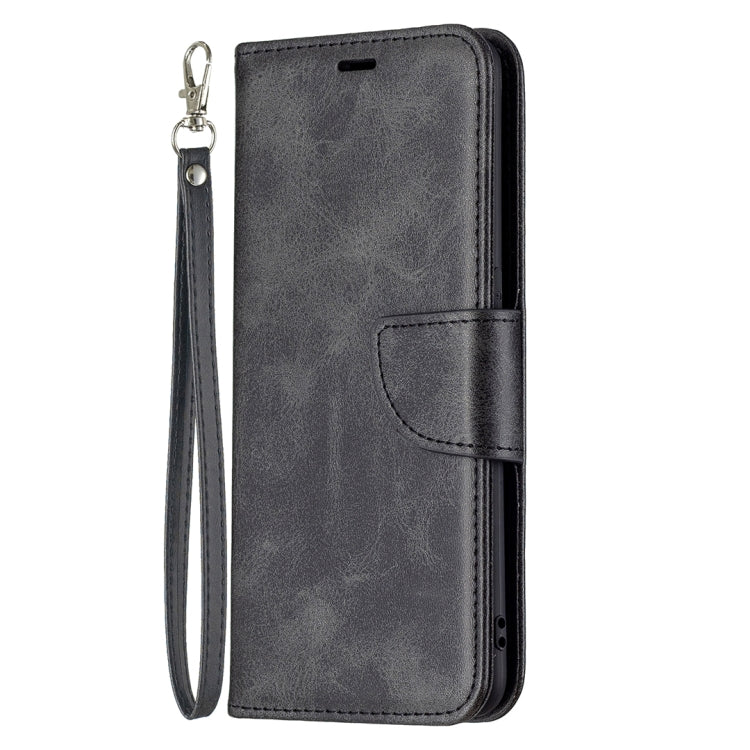 For OPPO Reno5 5G Retro Lambskin Texture Pure Color Horizontal Flip PU Leather Case with Holder & Card Slots & Wallet & Lanyard